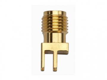 SMA 50 Ω 插孔 , 直插 PCB 插座 , 邊緣安裝Pomona 72970